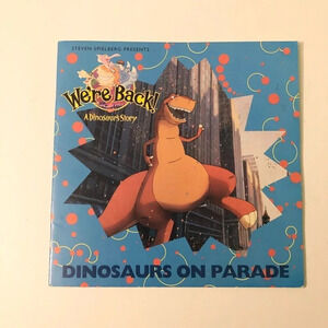 Vtg 1993 Steven Spielberg Presents Were Back Dinosaurs on  Parade